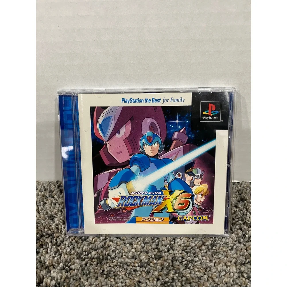 Video Game Japanese Import Rockman X6 Capcom Blue One Size Excellent